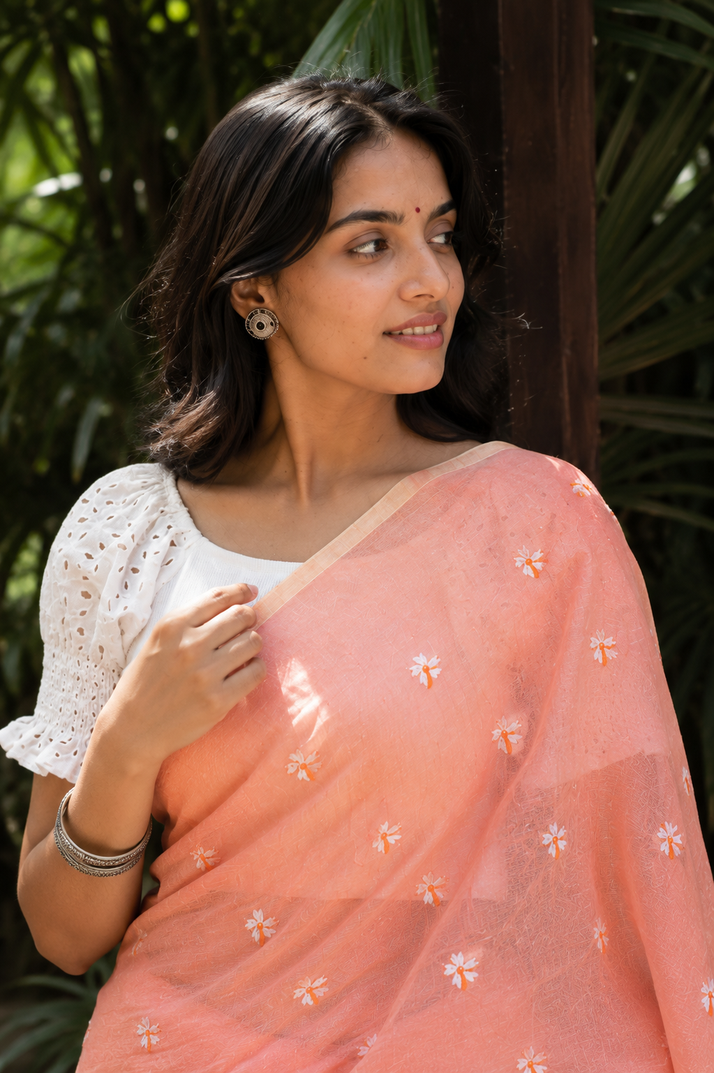 Shiuli — the night jasmine (shefali / parijat)