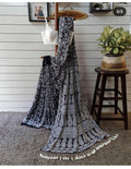Sudha full jaal chikankari saree