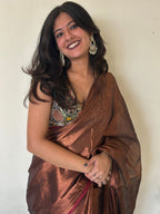 Swayamprabha raga tissue saree