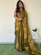 Swayamprabha raga tissue saree