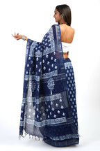 Kaanti  linen saree