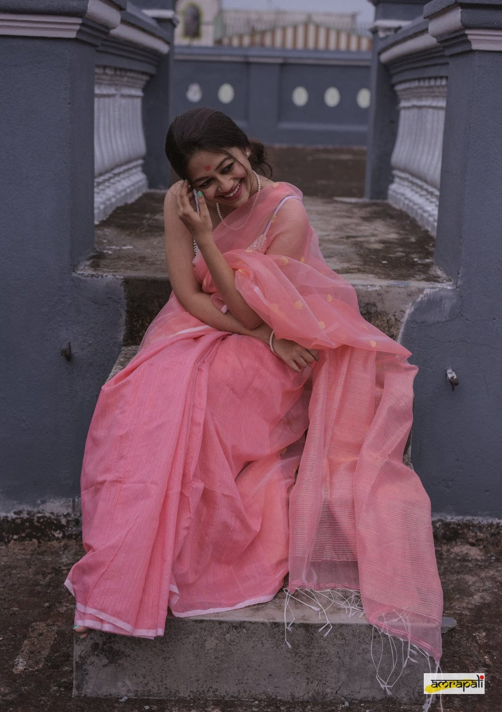 Sonali mul saree