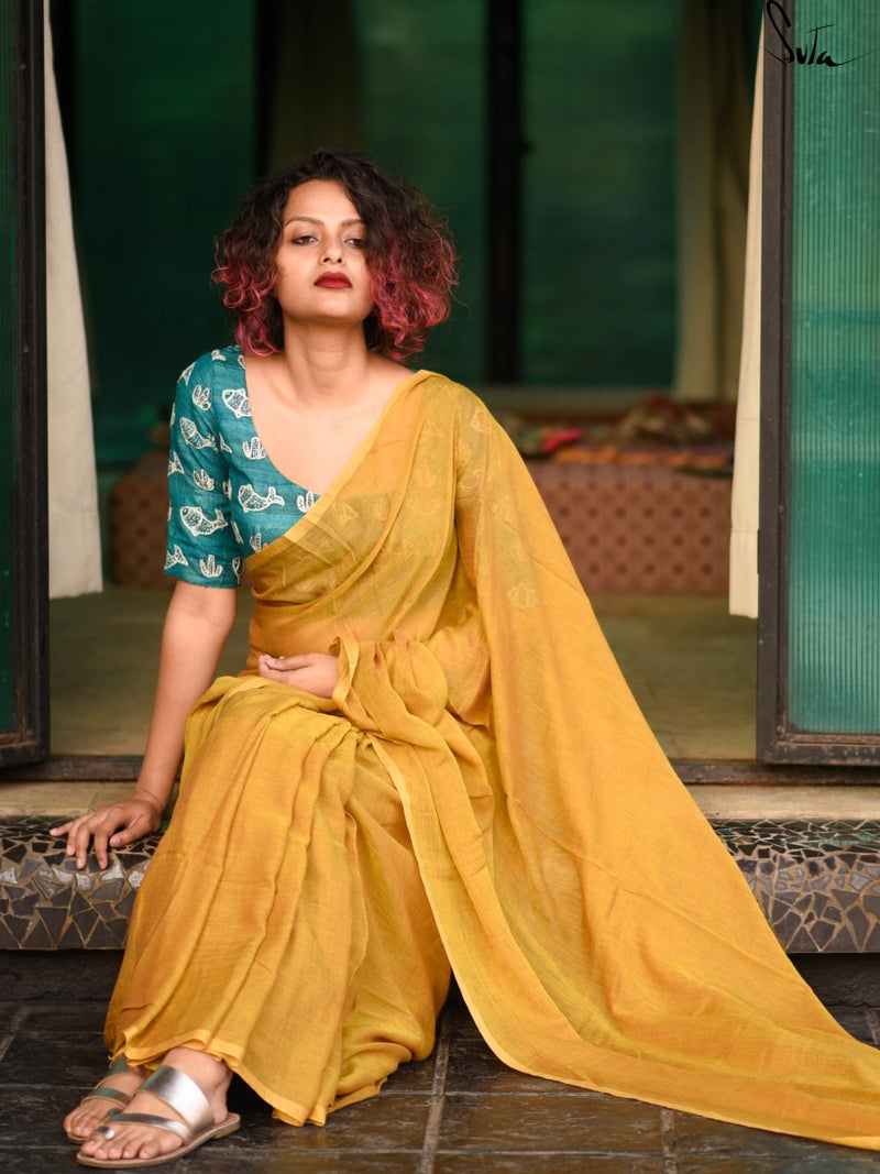 Sonali mul saree