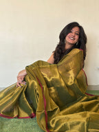 Swayamprabha raga tissue saree