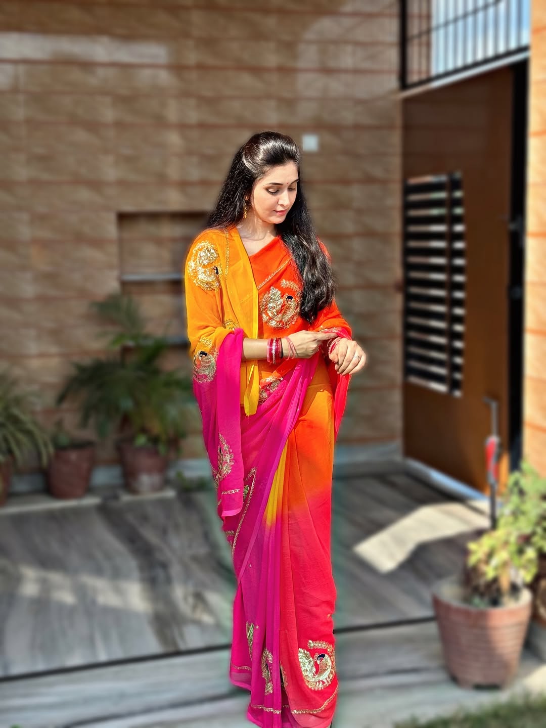 Ritu chiffon saree