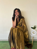 Swayamprabha raga tissue saree