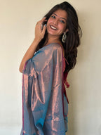 Swayamprabha raga tissue saree