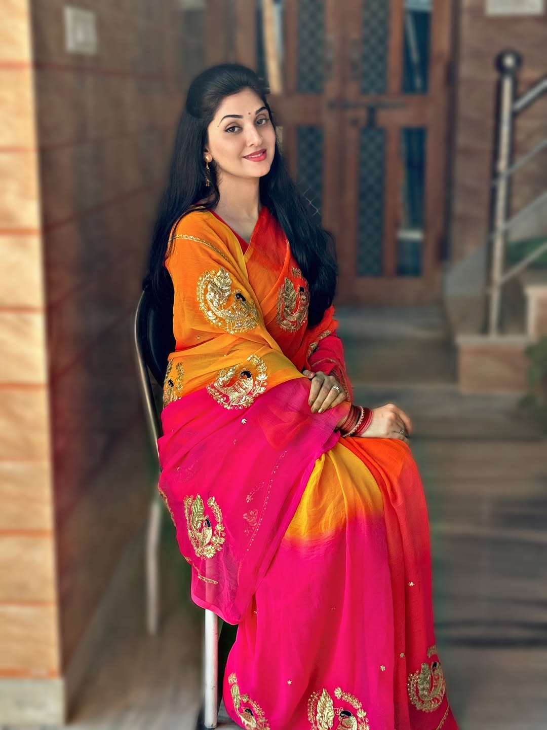 Ritu chiffon saree