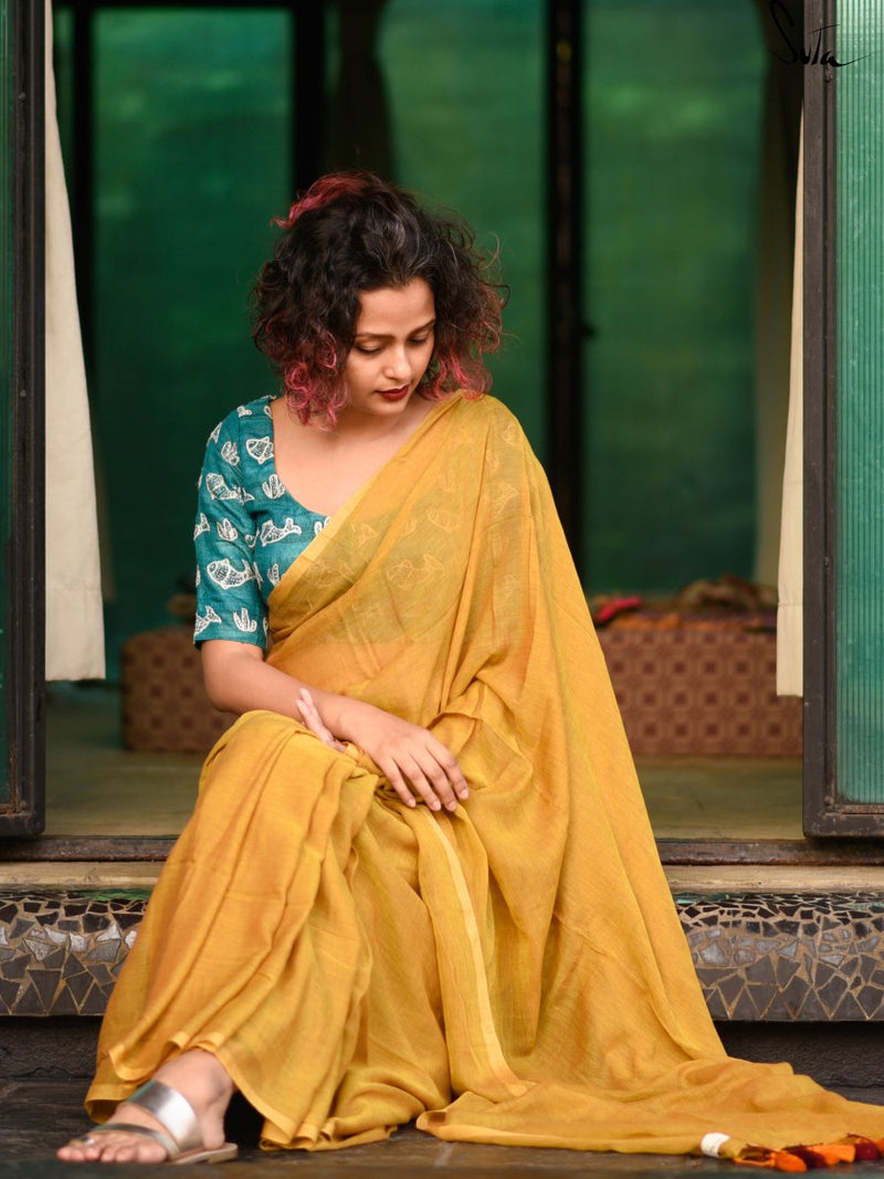 Sonali mul saree