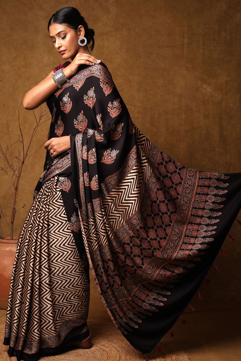 Kalindi Modal silk sarees