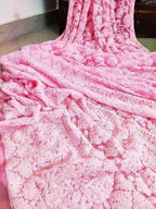 Sudha full jaal chikankari saree